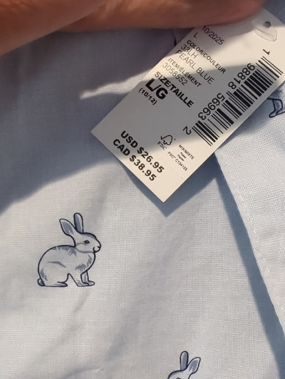 The Children's Place Light Blue Bunny Print Short-Sleeve Shirt - Boys - Picture 2 of 2